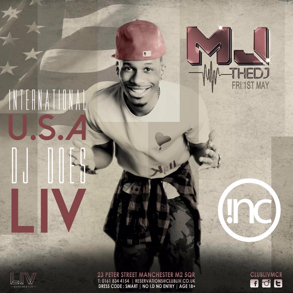 LibertyStudio_'s tweet photo. BIG weekend ahead at @clublivmcr. iNC kicking things off with @_MJTheDJ! For GList Text 07701340439 #LoveiNC http://t.co/8IsuPanyv1