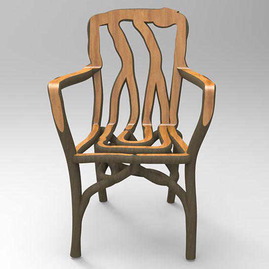ArchDigest's tweet photo. You'll never guess how this chair was made. Hint: No nails needed. http://t.co/pmhtAaWPeN http://t.co/dbJSAooTzi