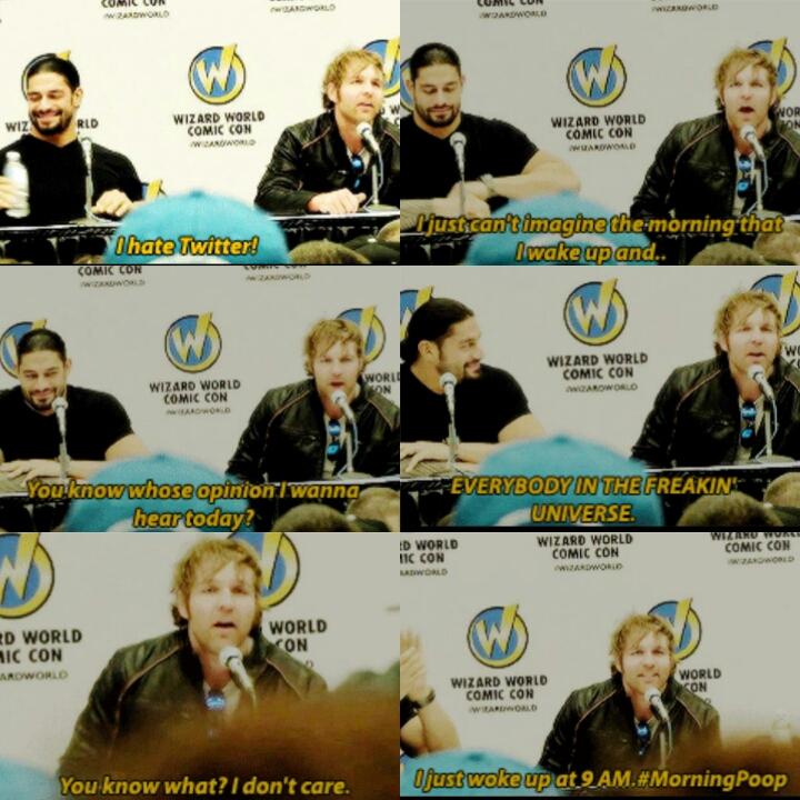 NinjaRollinss's tweet image. @ambroseftroom94 😂😂😂😂 #Morningpoop