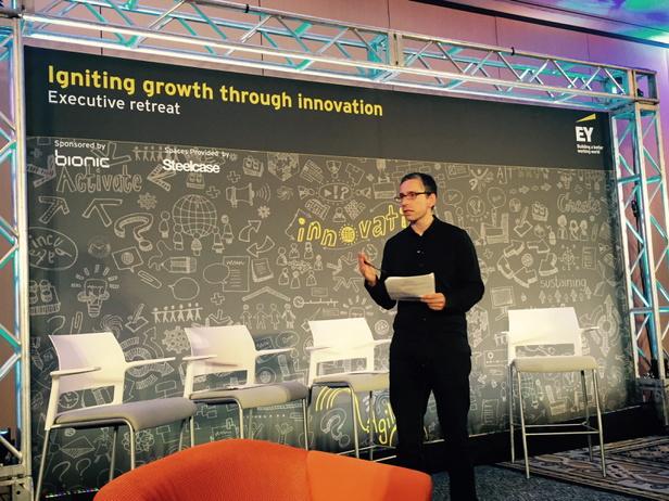 #eyinnovate. Paul Brody kicking it!