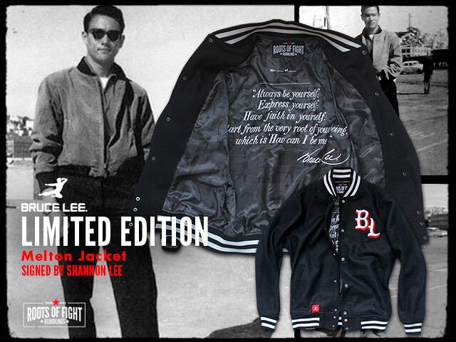 bruce lee varsity jacket