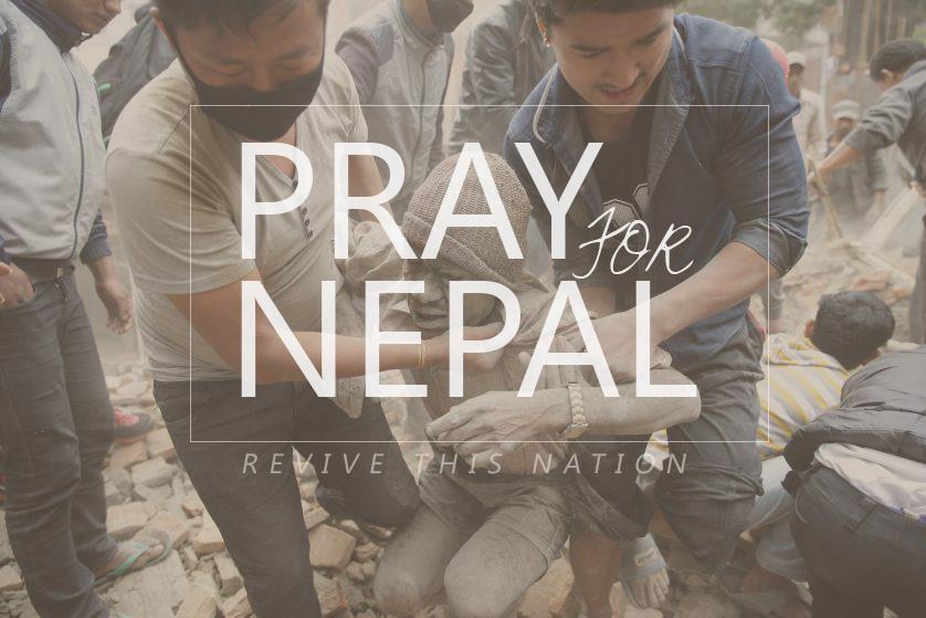 REVIVETNATION's tweet photo. Praying for our brothers and sisters in Nepal. #PrayforNepal http://t.co/yoKEuQL2YW