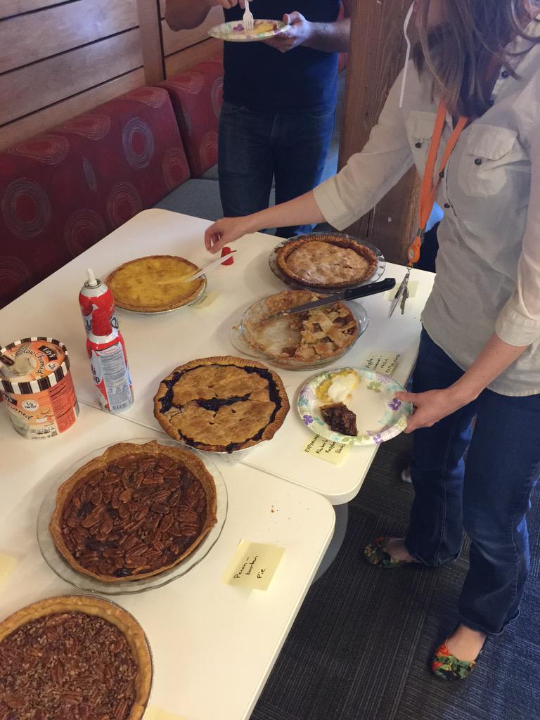 HainlineHCF's tweet photo. Some pies for #JoePieDay. Take a slice and #PieItForward ! http://t.co/bhdfGC9dAK