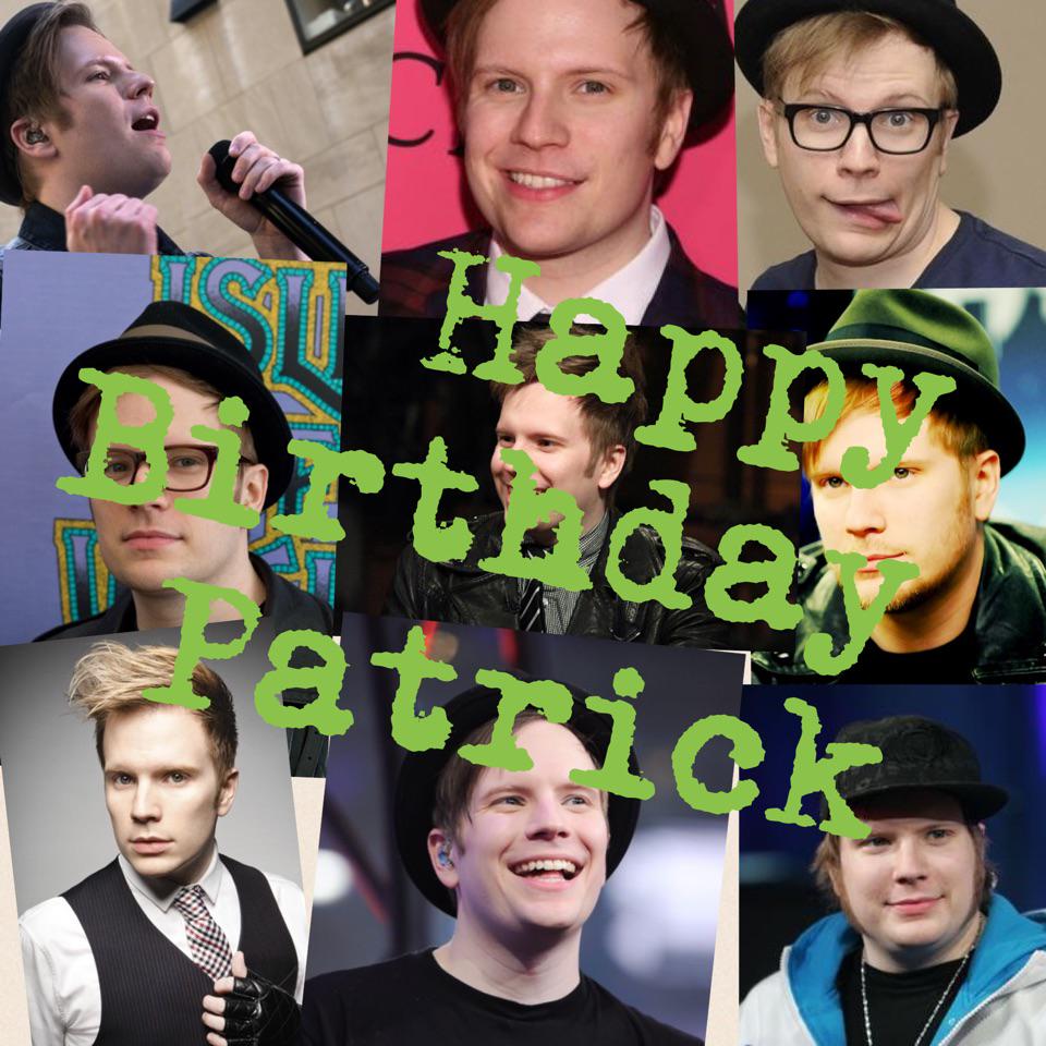 Happy Birthday Patrick Stump!! 