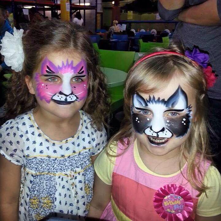 #facepainting #kids #Glasgow #birthday #cats