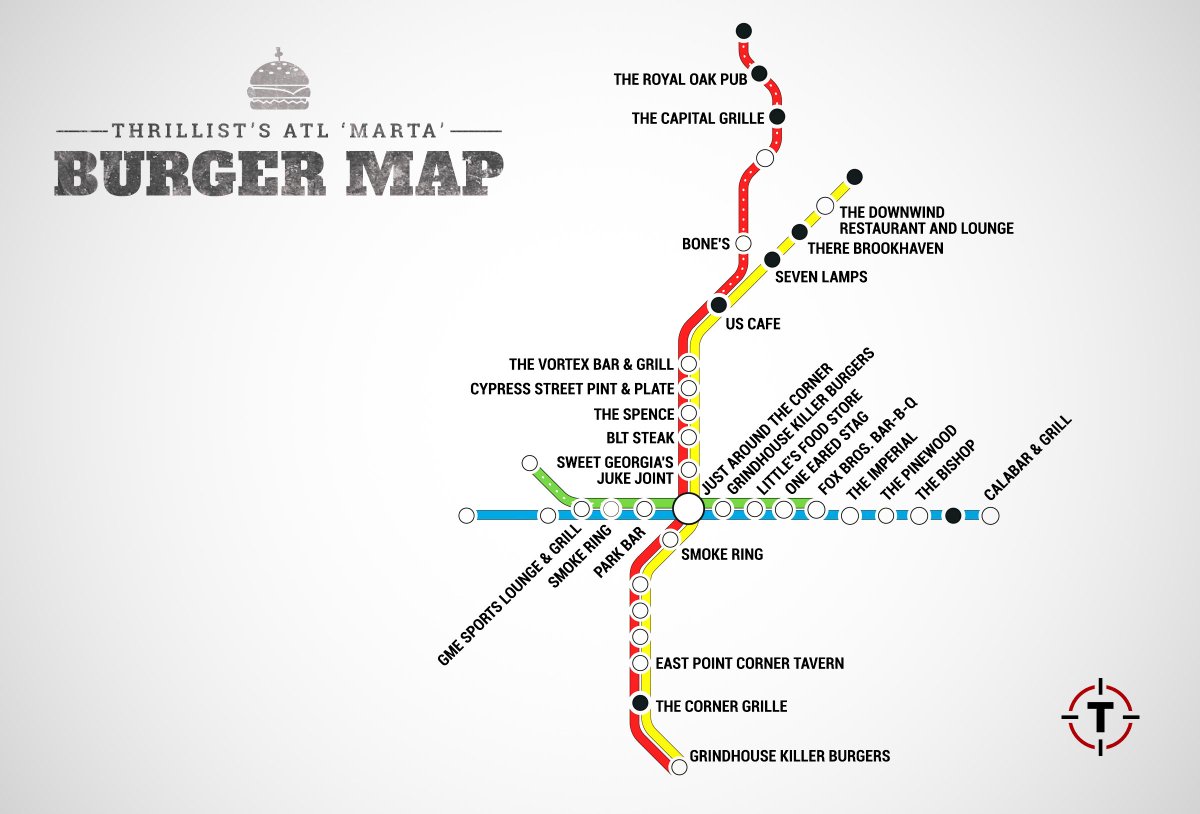 ThrillistATL's tweet photo. The MARTA Burger Map: http://t.co/ITgYcebZGS http://t.co/F7rOchZsCv