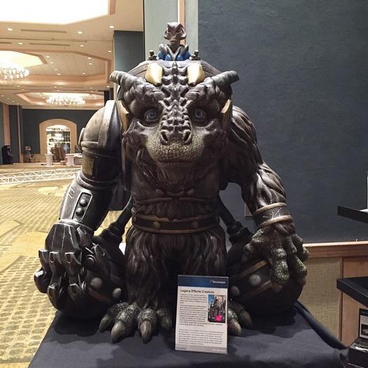 PrintPrototypes's tweet photo. Our customer @LegacyEffects uses @Stratasys #3d Printer to print a scaled-down version Bodock creature #AMUG2015 http://t.co/YRuATfZYUQ