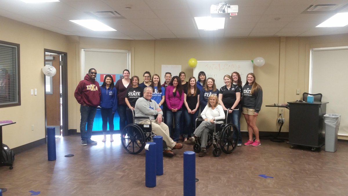 ISUAMR's tweet photo. The OT program had an open house where students and faculty promoted the program and had lots of fun!  #OTMonth http://t.co/fPE8DzJCz3
