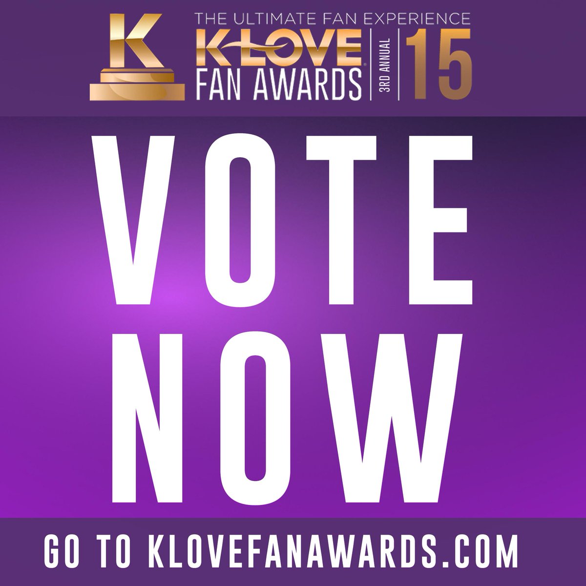 Michael Tait (@michaeltait7) on Twitter photo RT <a href="/klovefanawards/">K-LOVE Fan Awards</a>: Voting now LIVE! Pick the winners of the 2015 K-LOVE Fan Awards! To vote: kfa.cta.gs/0gi RT <a href="/klovefanawards/">K-LOVE Fan Awards</a>: Voting now LIVE! Pick the winners of the 2015 K-LOVE Fan Awards! To vote: kfa.cta.gs/0gi