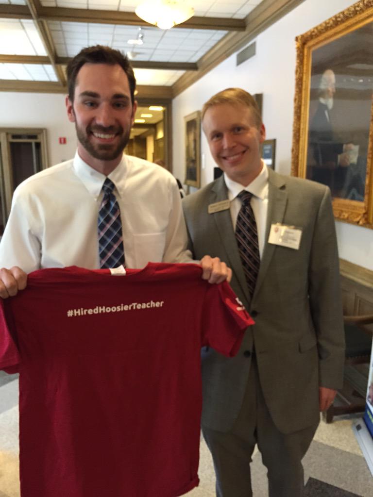 INTOY2014's tweet photo. Gr8 wrk, @msdwt ! @IUSchoolofEd @IU_OTE: We got another one! Congrats @cubs_fan1908 Gabe Hoffman #InterviewDay15 http://t.co/s4T4Avc7hh
