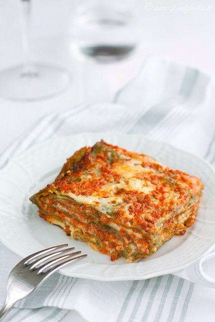 FoodPornItaly's tweet photo. Green Lasagna Bolognese http://t.co/AGb2MIVyp2