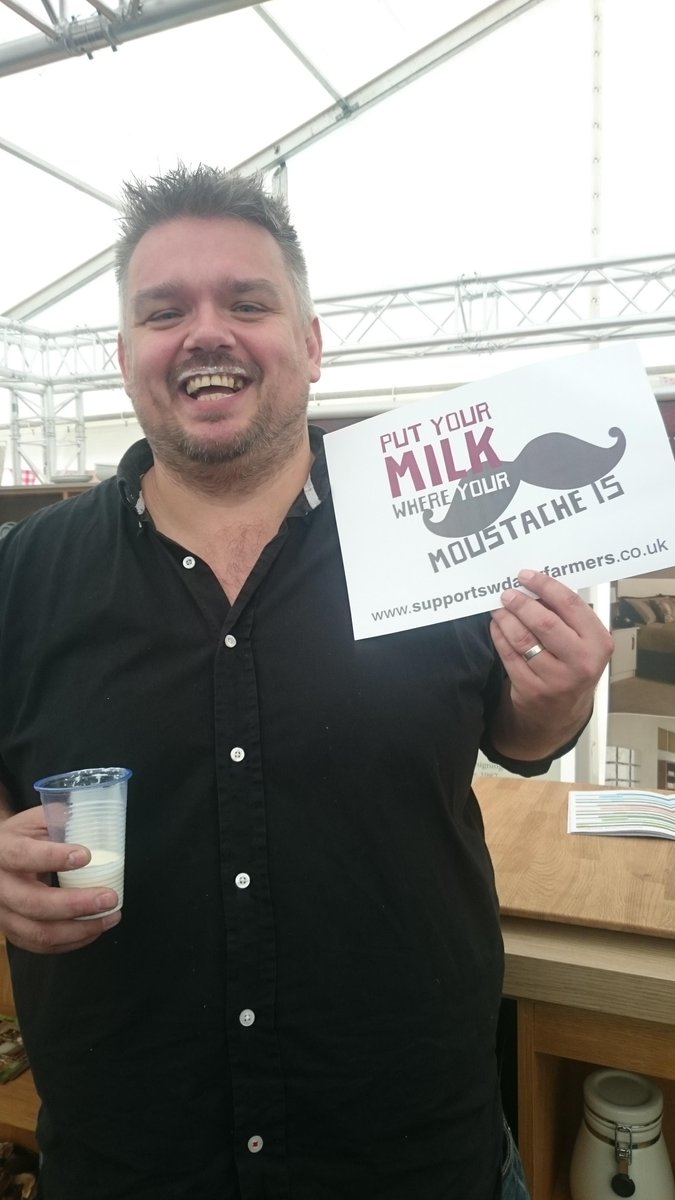SupportSWDairy's tweet image. #torbayhour Did you see our #milkmoustache from @ExeterFoodFest? @michaelcaines &amp;amp; @glenncosby