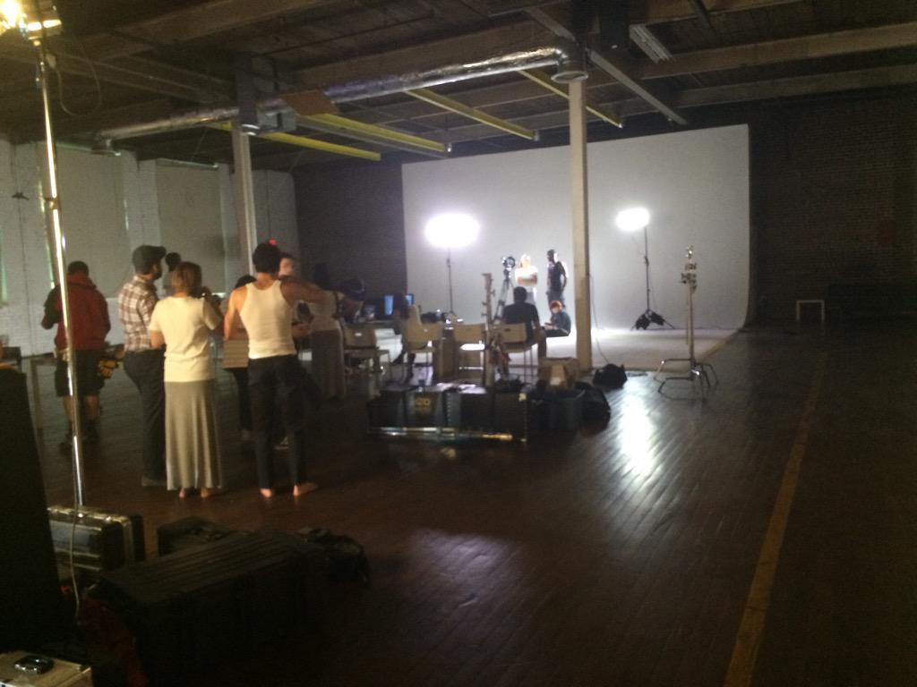 GetHorns's tweet image. Transferring a #ProRes file = surprise visit to @ECG_Productions' set. Love being on set, even for a min as a guest.