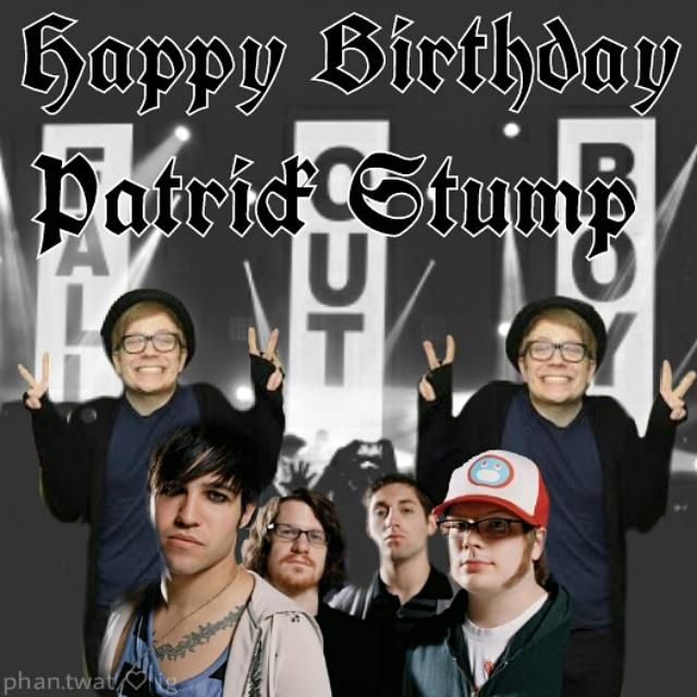 Good Evening to everyone! Happy Birthday to Patrick Stump! One of the amazing people in Fall Out Boy! 