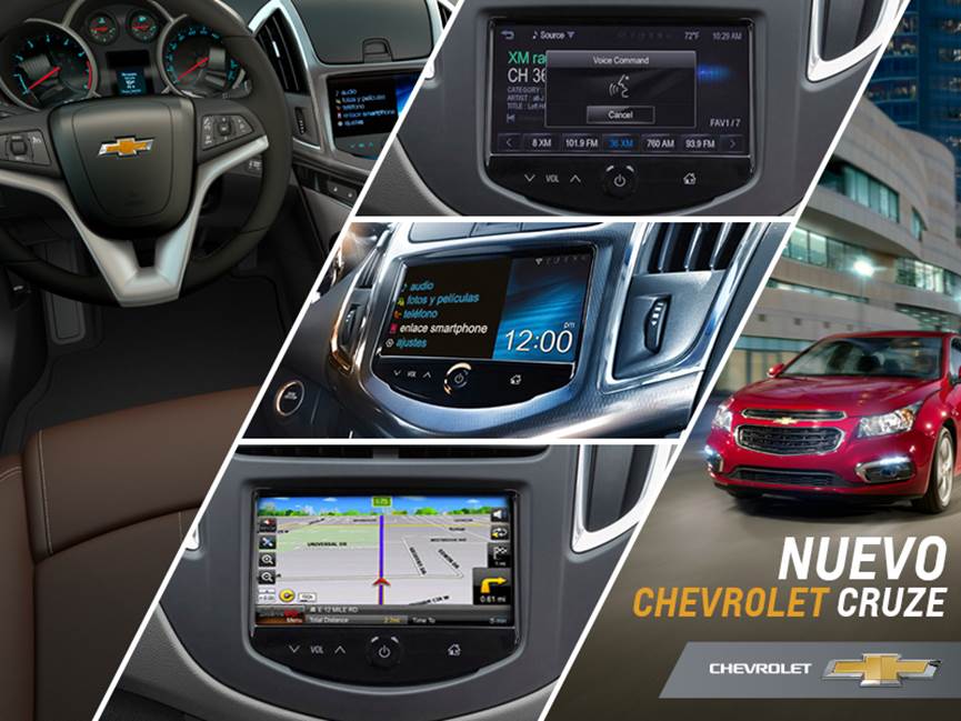 Autonovachevro's tweet photo. Ahora #Chevrolet #Cruze ofrece conexión Bluetooth en todas las versiones, además agrega sistema de navegación BringGo http://t.co/oVZRM4qnQT