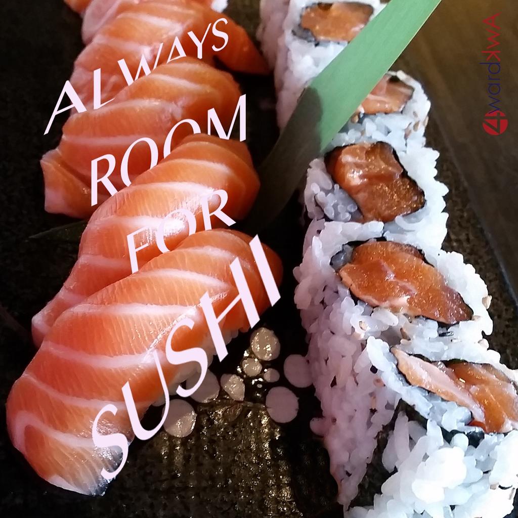 4wardAwkward's tweet image. #graphicdesign always room for #sushi