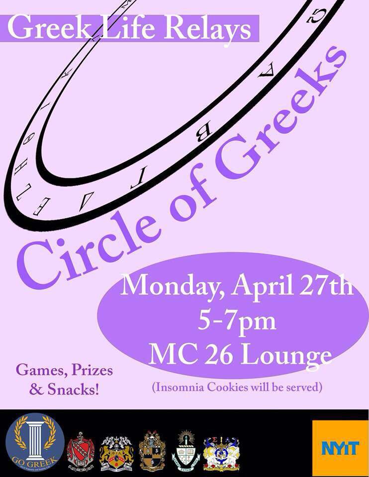 NYITStudentLife's tweet photo. Come win prizes, grab some @insomniacookies, and play games with @IGCNYIT #NYITdidthat #nyitgogreek http://t.co/LjqQAQxdXt