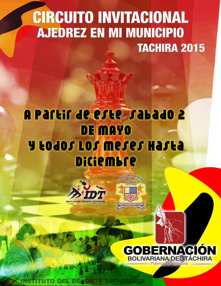 IDT1217's tweet photo. Desde este sábado 2 comienza El Circuito Invitacional de Ajedrez http://t.co/inDvRo8lSO http://t.co/BehuwC26l3