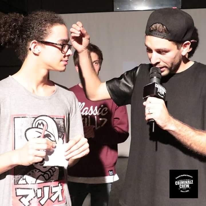 CriminalzWeek's tweet photo. Une ultime fois CONGRATS à Oreo WINNER du Battle Crimes in All Styles Beginners ! #CriminalzWeek2015 #MustaphaZgari http://t.co/Iq2pXFcOUD