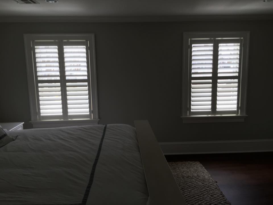 Timmswindowfash's tweet image. Woodland Harvest Lafayette Plantation shutter with louver mover tilt free option