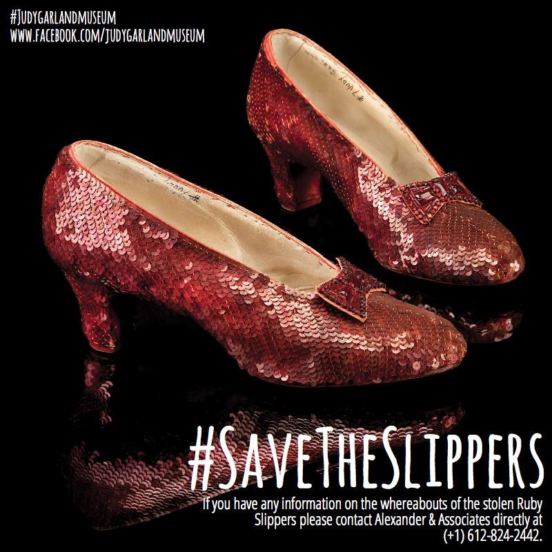 GarlandMuseum's tweet image. Help find the missing Ruby Slippers that were stolen from our museum! indiegogo.com/projects/save-… #SaveTheSlippers
