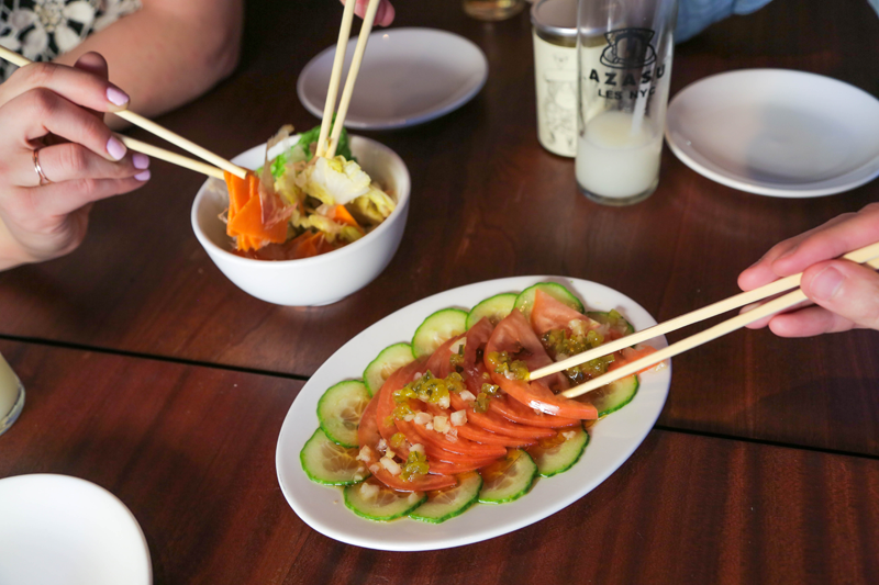 Start your week off with something vibrant - share our tomato salad or Asazuke. #Delivery: trycaviar.com/manhattan-fidi…