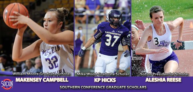 Catamounts's tweet photo. #CatamountWBB Makensey Campbell @WCU_FB KP Hicks #CatamountTF Aleshia Reese @SoConSports post grad scholarships http://t.co/6hg53qUWTe
