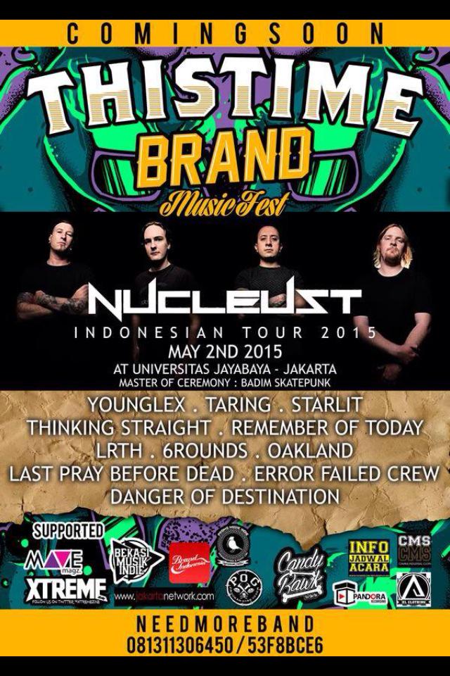 #comingsoon 2 mei at jayabaya <a href="/thistimebrand/">THISTIMEBRAND</a> present w/ <a href="/LexxSugar/">Lexsugar INDO</a> <a href="/ThinkingXstr8/">THINKING STRAIGHT</a> <a href="/starlitpoppunk/">STARLIT</a> <a href="/ROT_Official/">Remember of Today</a>