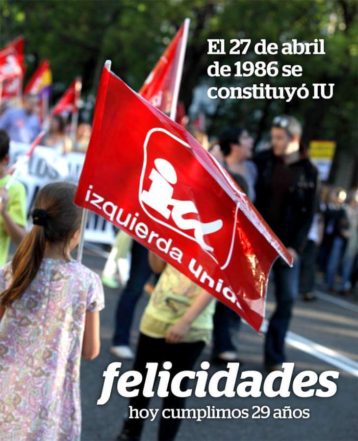 27/04/1986: Se constituye @iunida. Siempre con los trabajadores, con viento a favor o en contra.  V/ <a href="/ciudadfutura/">Paco Arnau</a>