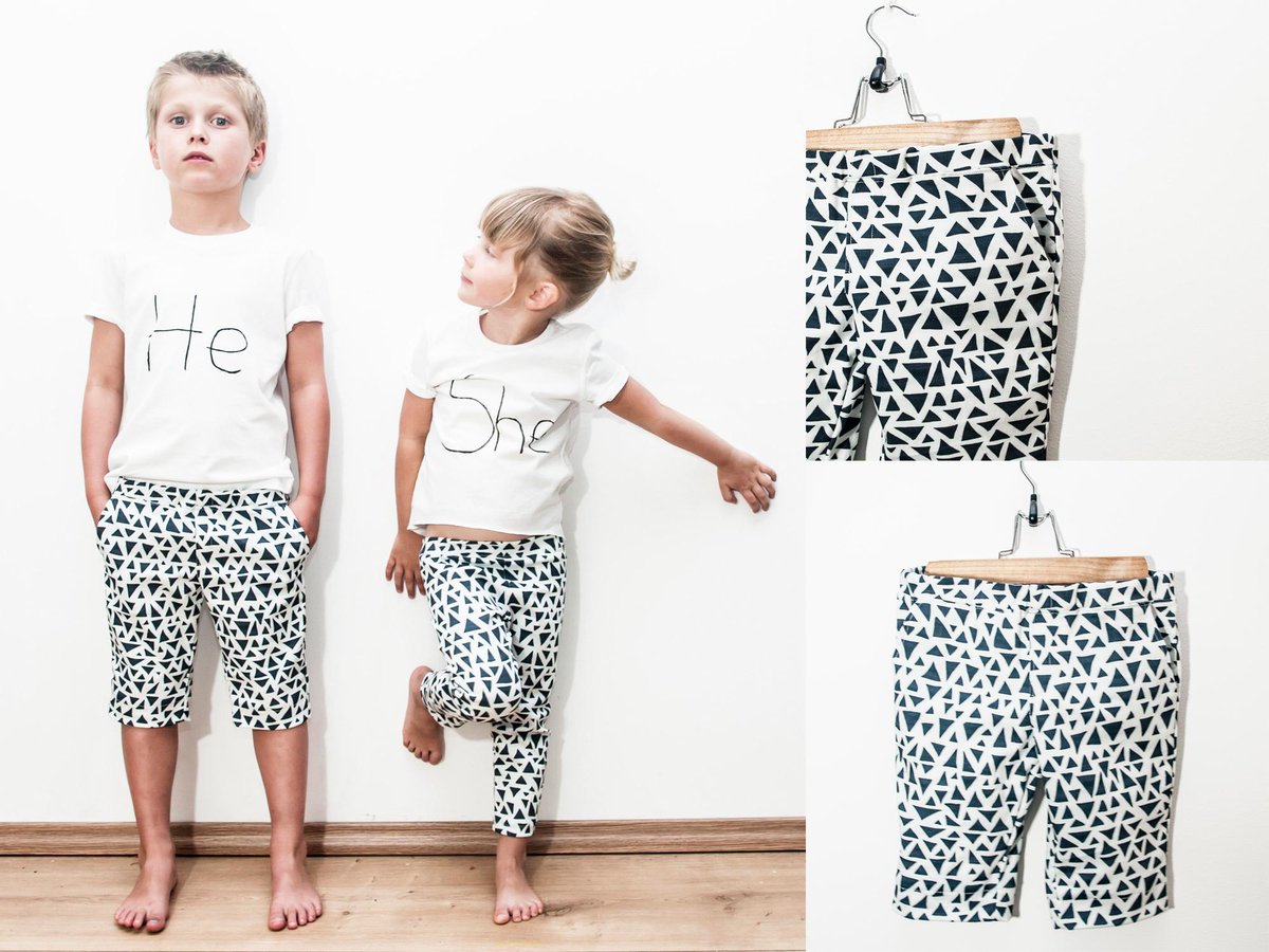#newni #kidsfashion #bermudapants #stylish geometric pattern summer collection newnia.com/en/home/69-ber…