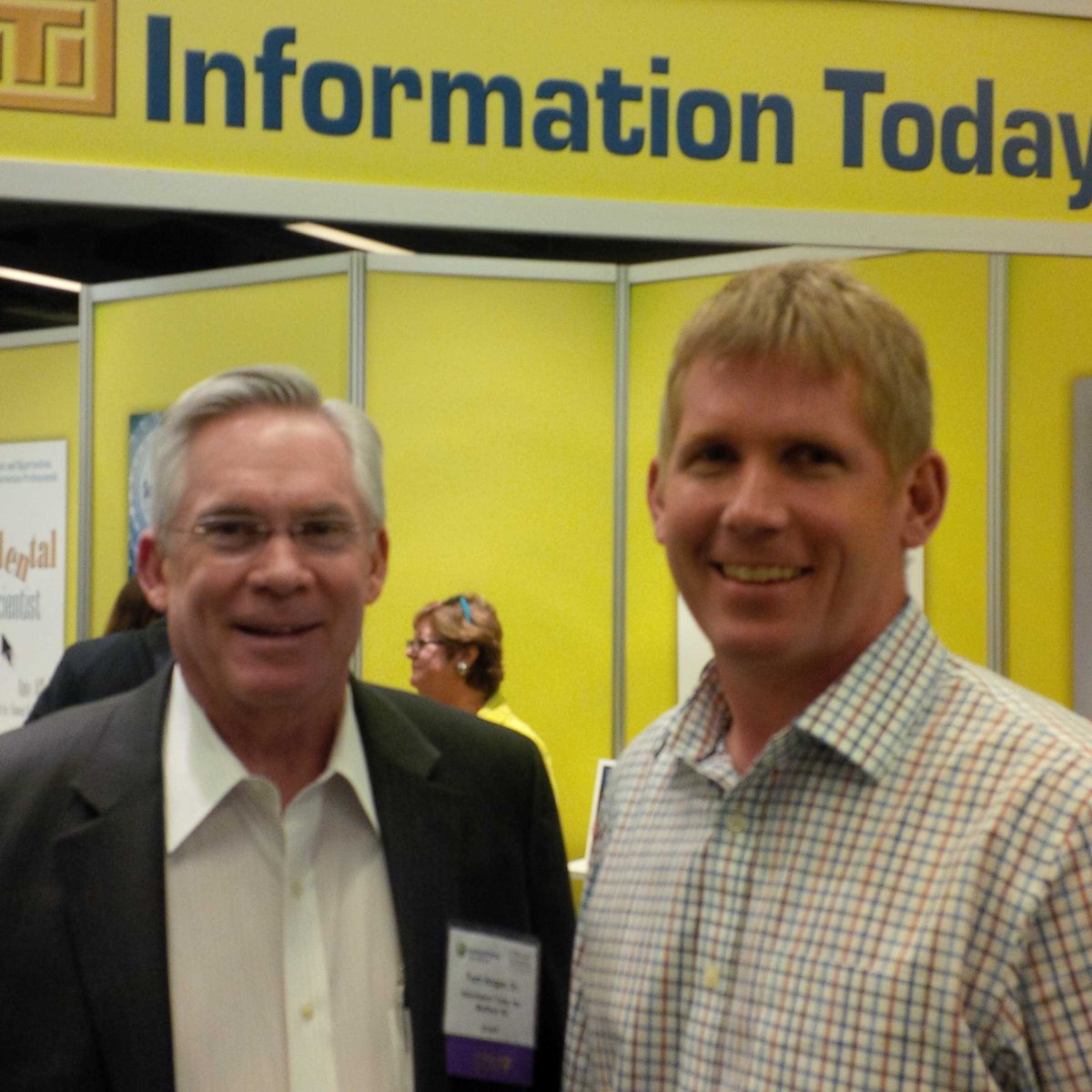 JanZastrow's tweet photo. Tom Hogan Sr &amp; Jr @TomHogan4 at #CILDC 30 yrs: So gratifying the library community supports this event all these yrs! http://t.co/5A9STGrGnr