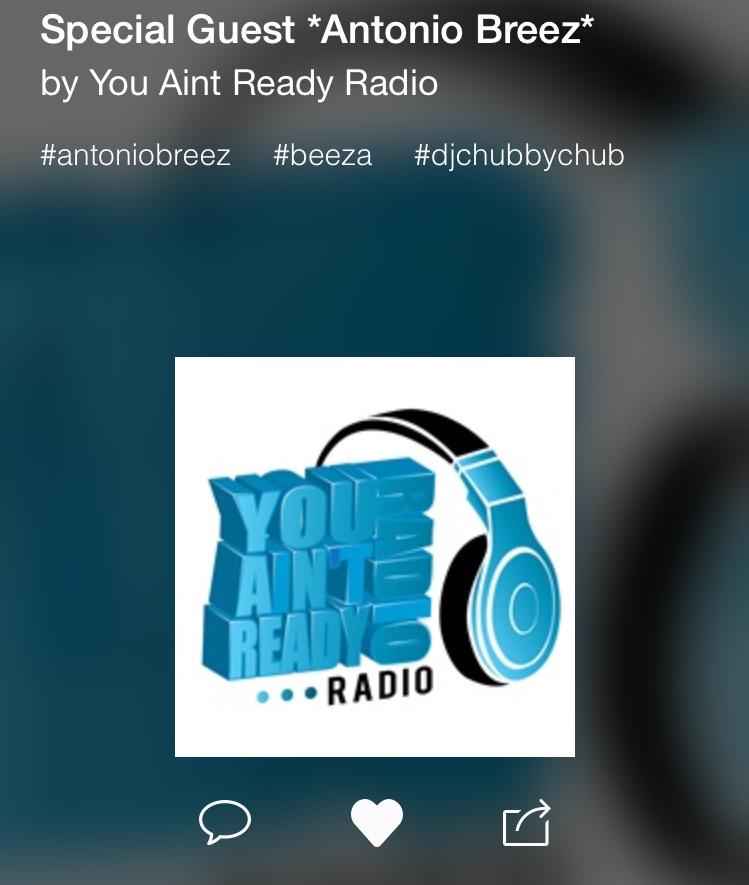 YouAintReady1's tweet photo. Get #WET @AntonioBreez listen http://t.co/yln8khfxTx #gittuff  #MusicIsLife #YouAintReadyRadio http://t.co/yT27XfnKP7