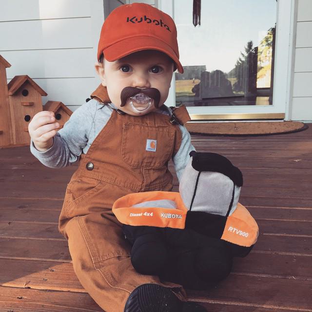 Cutest handyman EVER. #mustachifier #cowboy