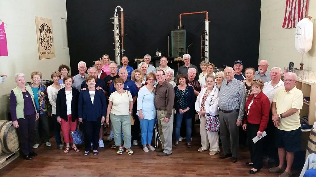 1stCarolinaRum's tweet image. Great group tour today-all visiting from #SC Hopefully theyll be stopping at #NCABC stores before crossing the border