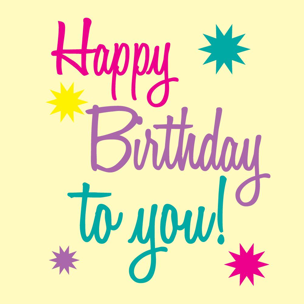   Happy birthday and best wishes for a wonderful year! Enjoy your day!    