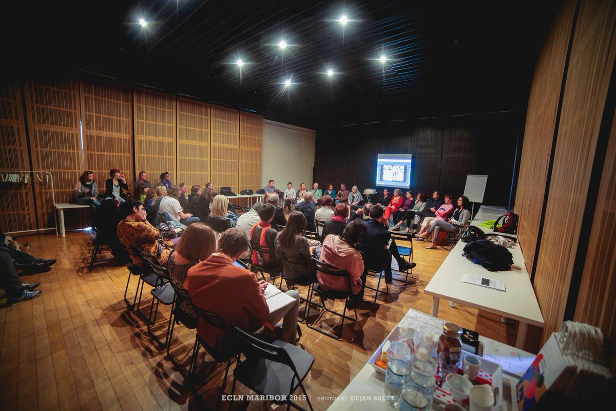 CREUSeu's tweet photo. The ECLN public presentation at #VetrinjskiDvor 23 April 2015 in Maribor #ecln #networking #presentation #artsed http://t.co/Q4JwHdFWFW