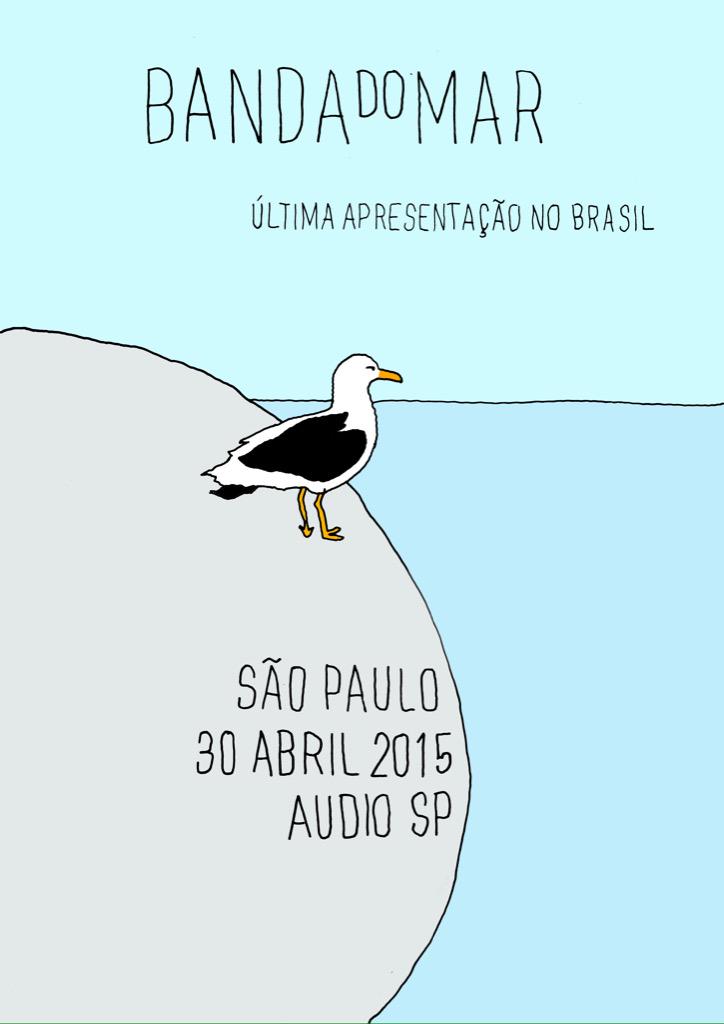 Pois é, já é esta quinta o último show da Banda do Mar no Brasil; na Audio Club SP.