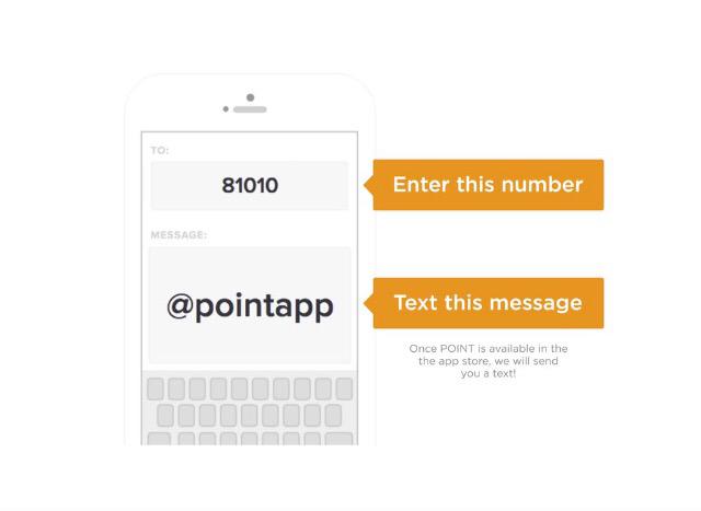 pointapp's tweet photo. Text @pointapp to 81010 to get our app first #passionpurposeprofit http://t.co/1nI9fheAJH