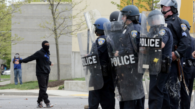 CNN's tweet image. Maryland State Police have ordered an additional 40 troopers to Baltimore cnn.it/1b7MYJX #BaltimoreRiots