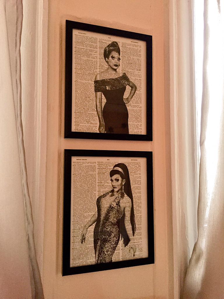 sarahploman's tweet photo. Loving our new custom prints of @TheBiancaDelRio & @bendelacreme on real dictionary pages! #favoritequeens #dragqueen http://t.co/LRqGCdHCS9