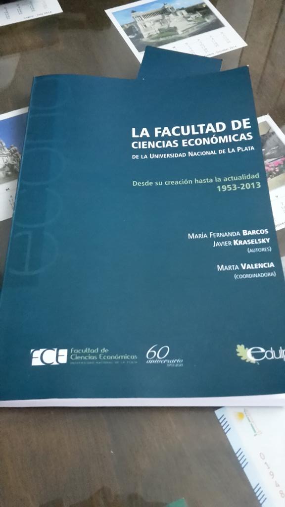 ezesaravia's tweet photo. Lectura recomendada: la historia de nuestra Facultad. Felicitaciones @MLopezArmengol #FCEUNLP http://t.co/L9eYIC8lOi