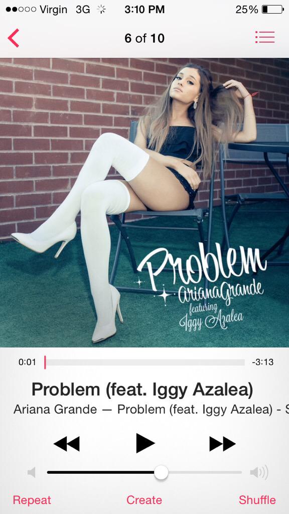 IntoYouStan's tweet image. #OneYearOfProblem #OneYearSinceProblem I rmeber waiting in bed for her to perform it and be released on iTunes ! 😭💙