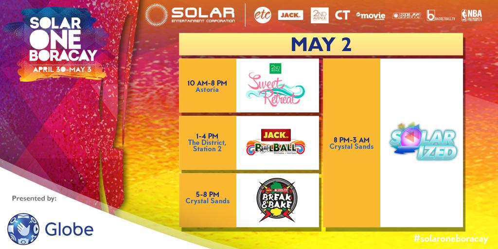 MyMovieCh's tweet photo. Check out the happenings on May 2 this #solaroneboracay weekend including the party Solarized! #LetsTakeOverSummer http://t.co/l0nd4HWKeu