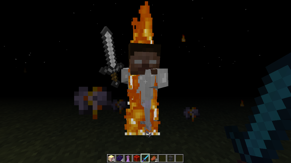 DVCYuutaTogashi's tweet photo. HEROBRINE IS REAL!! #ONECOMMAND http://t.co/BOnjAcqRmV