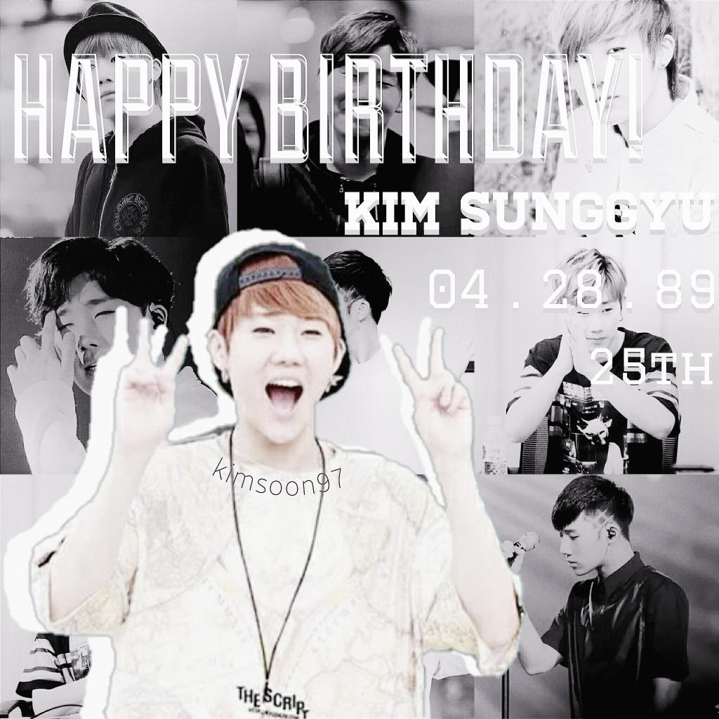          !!!       [HAPPY BIRTHDAY KIM SUNG KYU!] 