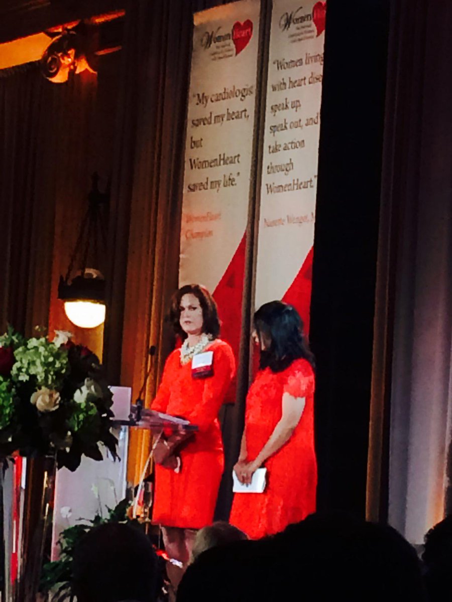 Cool to meet a few @WomenHeartOrg champions at tonight's #WengerAwards. Passionate and impactful advocates.