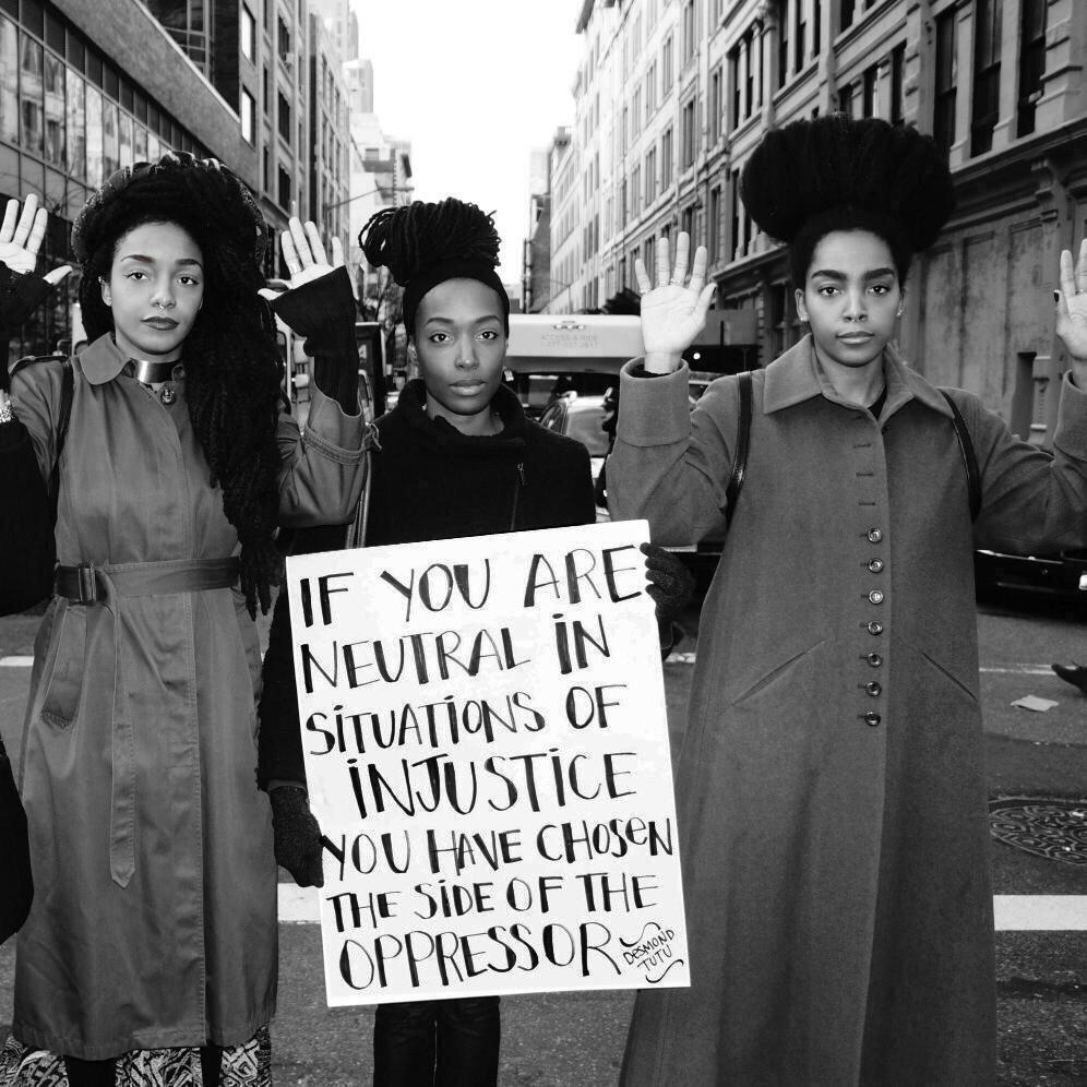 Bipartisanism's tweet photo. If you are netural in situations of injustice you have chosen the side of the oppressor. #FreddieGray #BaltimoreRiots http://t.co/DYveG2LNp5