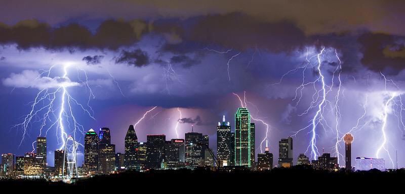 noahshack's tweet photo. this was last night in dallas, crazy. http://t.co/fez2pQyfoL