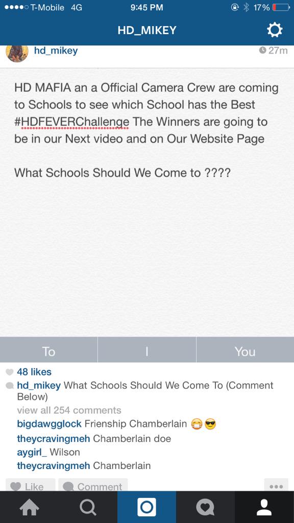 HdMikey1080's tweet photo. Almost 500 Schools wanna Do The #HDFEVERChallenge Recommend your school to be in the next video DMV RT RT RT ๐ฏ๐ฏ๐ฏ http://t.co/1UiqRhVm6k
