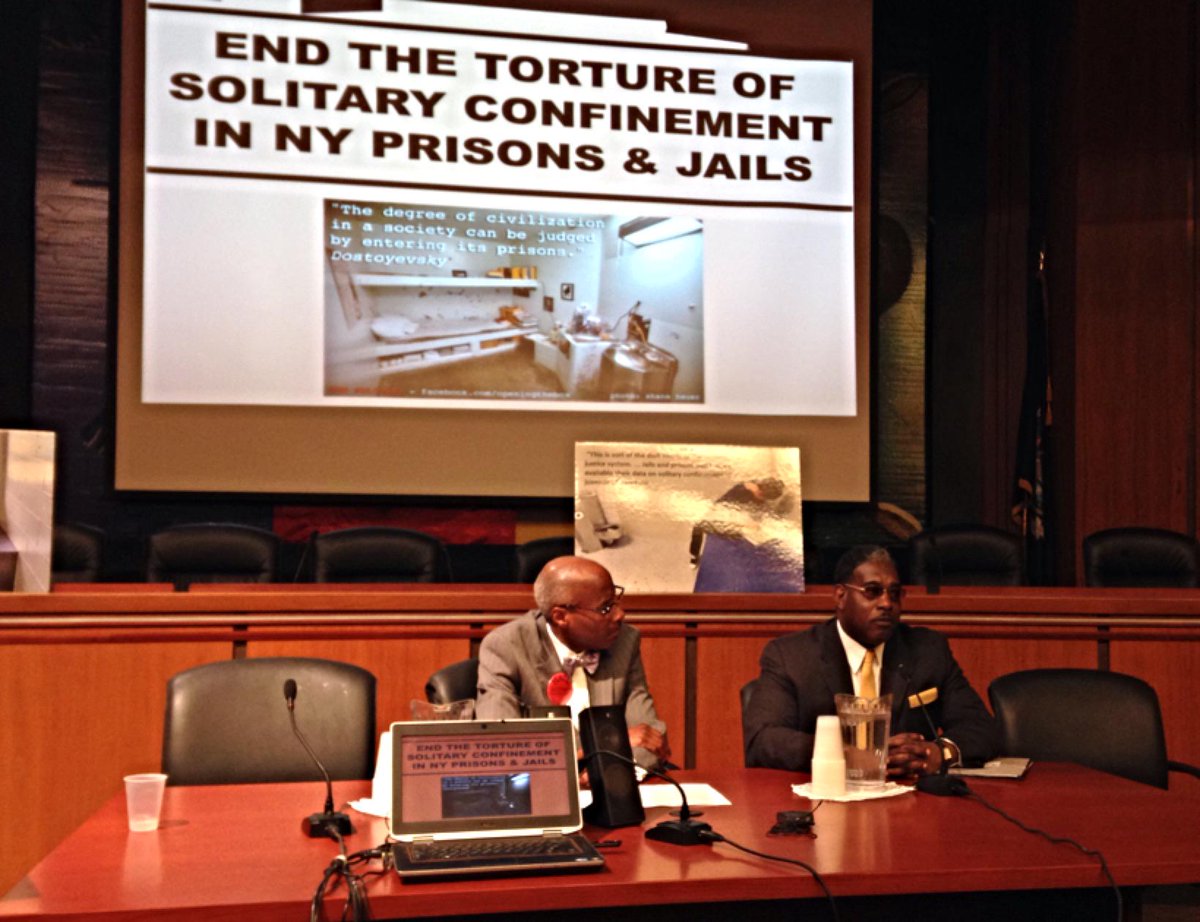 DMohammadzadeh's tweet photo. My report on Torture in #NYPrisons @tyrrellmuhammad spent 2,555 days in solitary #NYPrisons. http://t.co/yLChbdJHGs http://t.co/m1VJ79UbK1